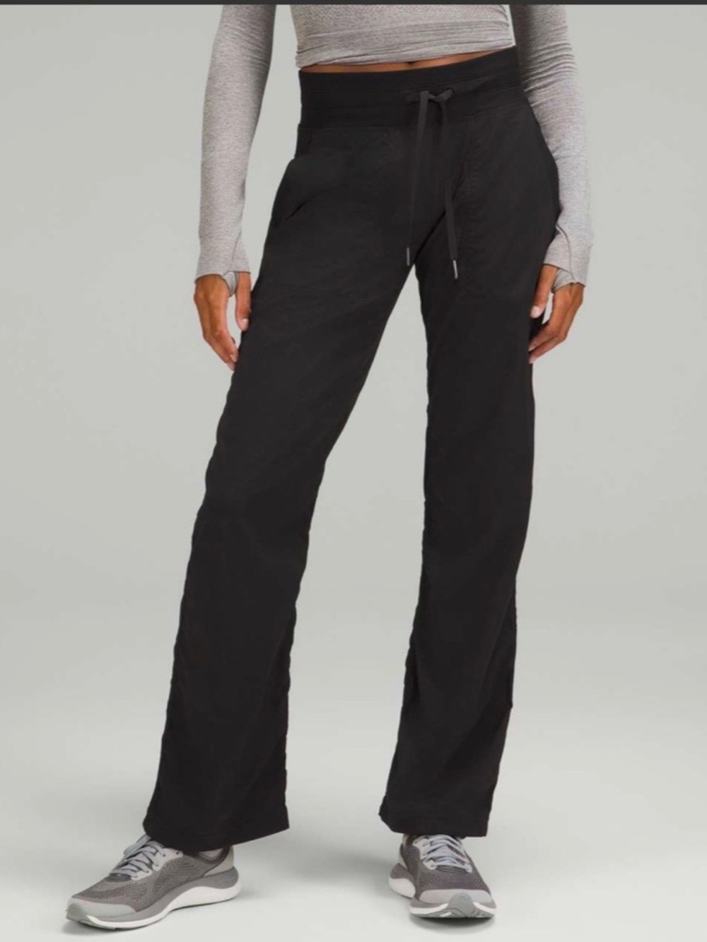 lululemon athletica Black Wide-Leg Drawstring Pants